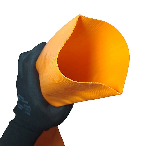 Mangueira Flat Laranja Irrigação 5 Bar Londribor 2.1/2 Polegadas 1 Metro