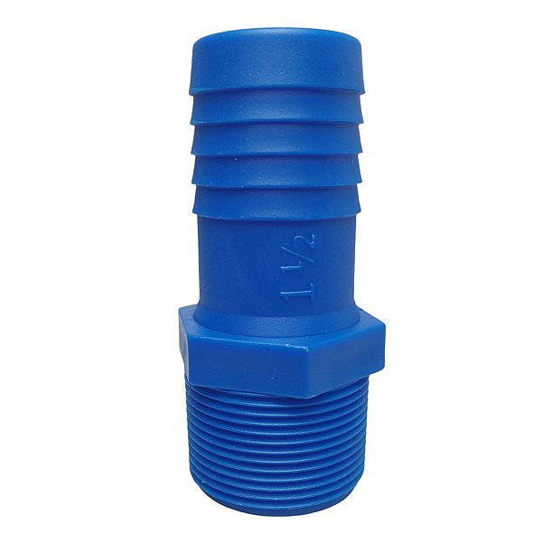 Espigão Polietileno Azul 1.1/2 de Polegada Irrigação Conexões Londribor