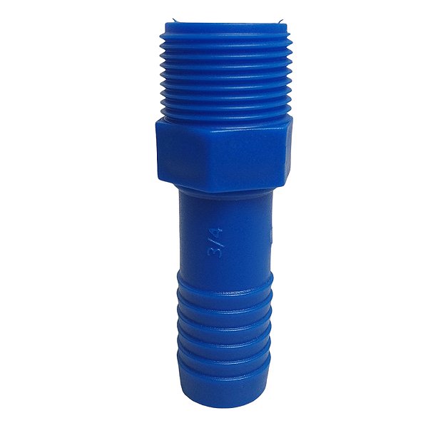Espigão Polietileno Azul 3/4 de Polegada Irrigação Conexões Londribor