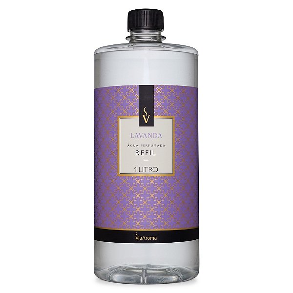 Refil Agua Perfumada Lavanda Tecidos Roupas Lençol 1l Via Aroma