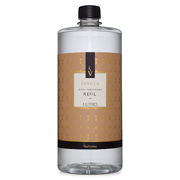 Refil Agua Perfumada Vanilla Tecidos Roupas Lençol 1l Via Aroma