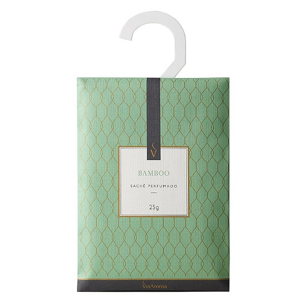 Sachê Perfumado Bamboo Gaveta Armário Antimofo 25Gr Via Aroma