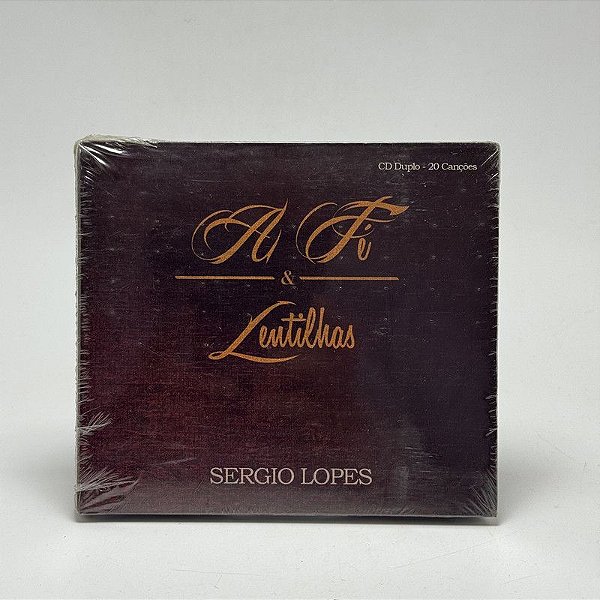 Cd Sergio Lopes - A Fé & Lentilhas - Cd Duplo - Orignal