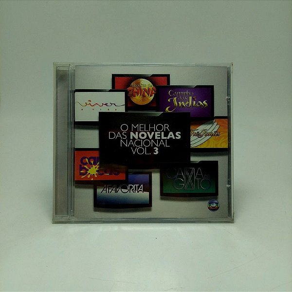 Cd O Melhor Das Novelas Nacional Vol.3 - Novela