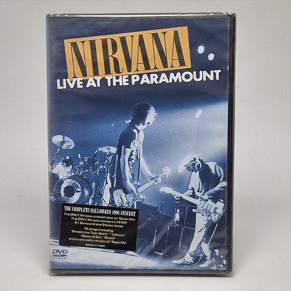 DVd Nirvana - Live at The Paramount