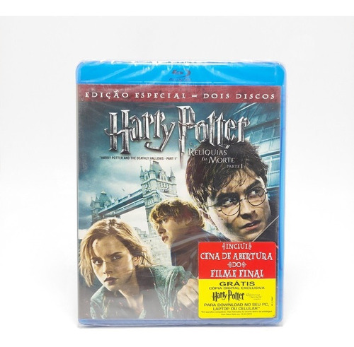 Blu-ray Filme - Harry Potter E As Relíquias Da Morte 1