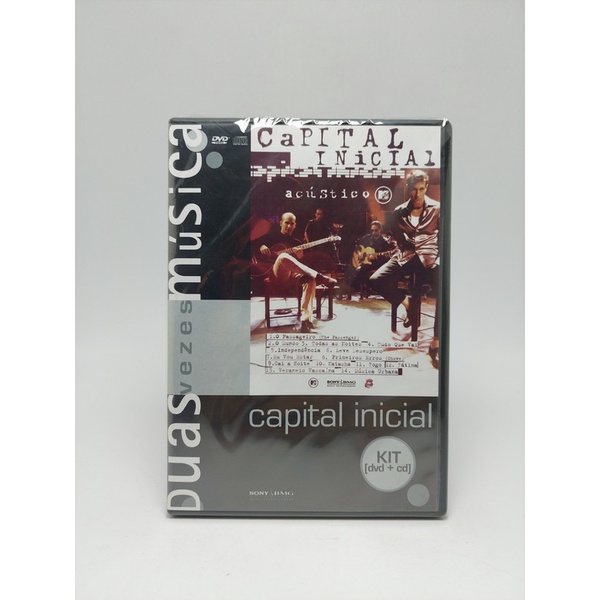 Dvd+cd Capital Inicial, Mtv Acustico  - Original