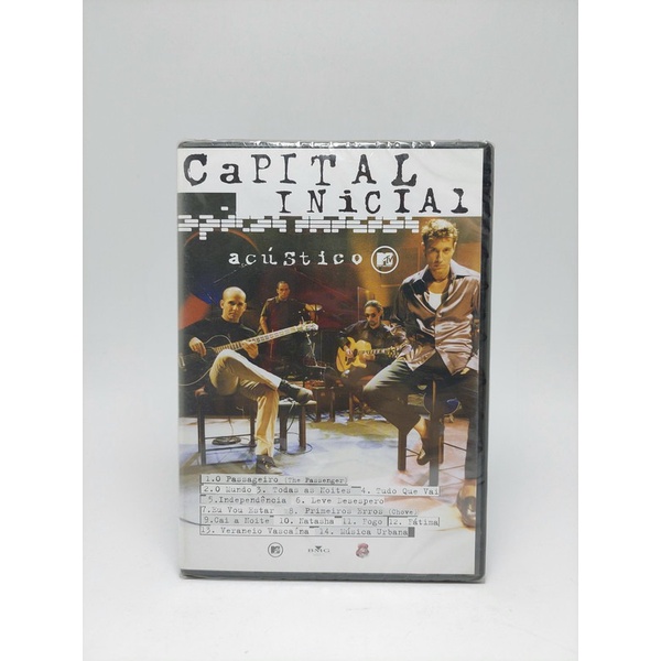 Dvd Capital Inicial, Mtv Acustico  - Original