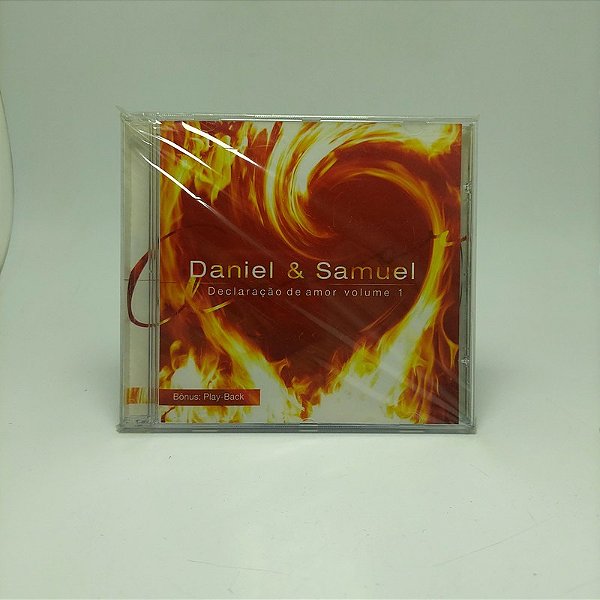 Cd Daniel & Samuel - Declaracao De Amor Vo.1 + Play-back