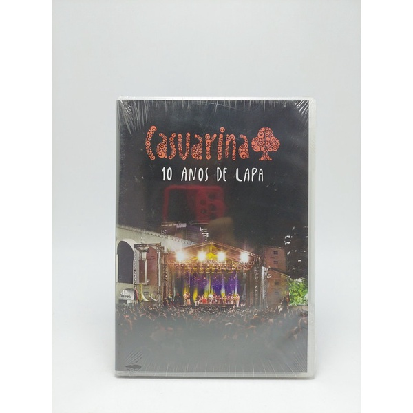 Dvd Casuarina, 10 Anos De Lapa - Original Lacrado