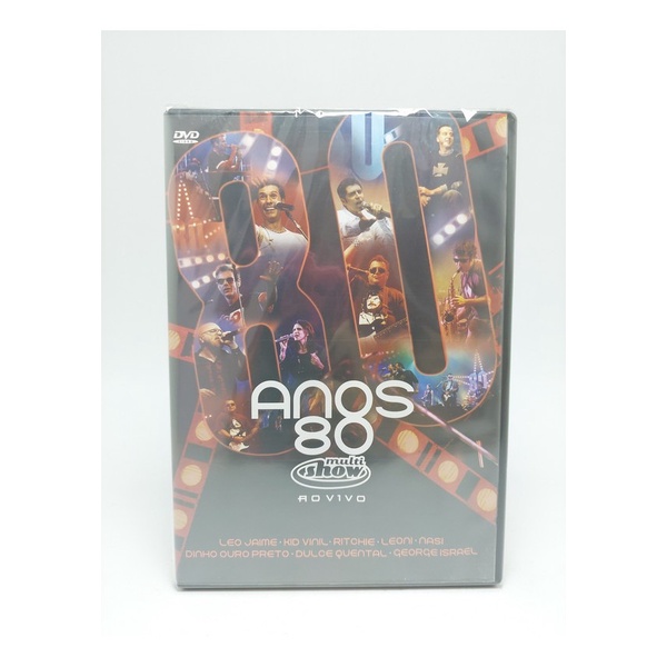 Dvd Multishow,  Anos 80 Ao Vivo - Original
