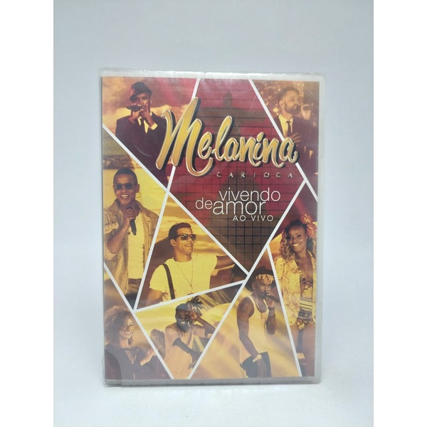 Dvd Melanina Carioca, Vivendo De Amor  Ao Vivo - Original