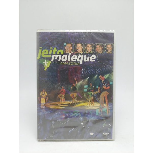 Dvd Jeito Moleque, Ao Vivo Na Amazonia - Original Lacrado
