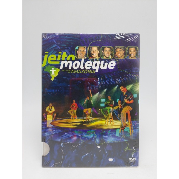 Dvd Jeito Moleque, Ao Vivo Na Amazonia - Original (digipack)