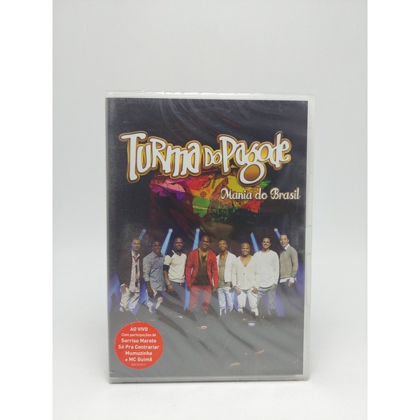 Dvd Turma Do Pagode, Mania Do Brasil - Original Lacrado