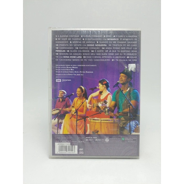 Dvd Sururu Na Roda - Ao Viv