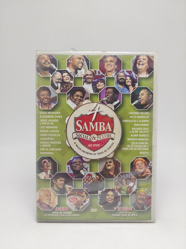 Dvd Samba - Social Clube Vol 4 Ao Vivo