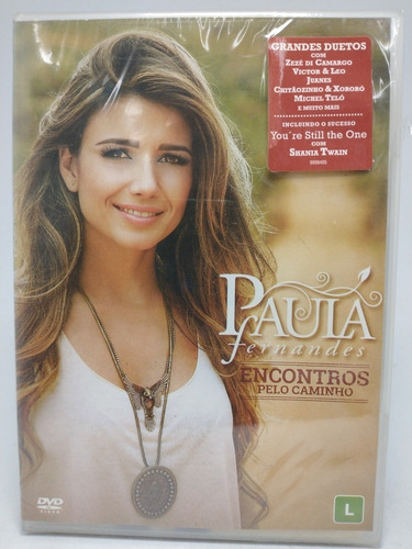 Dvd Paula Fernandes, Encontros Pelo Caminho - Original