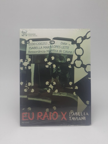 Dvd+cd Isabela Taviani, Eu Raio X - Original