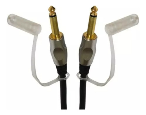 Cabo Pro Series P10 + P10 10 Metros Mxt Banhado A Ouro 24k