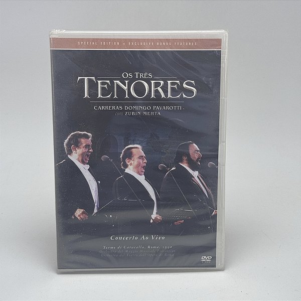 Dvd Os Três Tenores Com Zubin Mehta