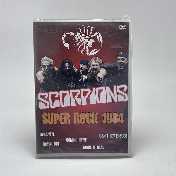 Dvd Scorpions - Super Rock 1984