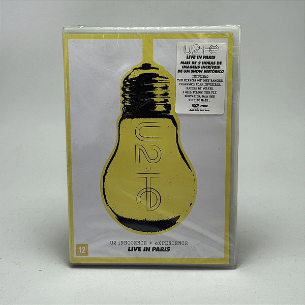 Dvd U2 Innocence + Experience Live In Paris
