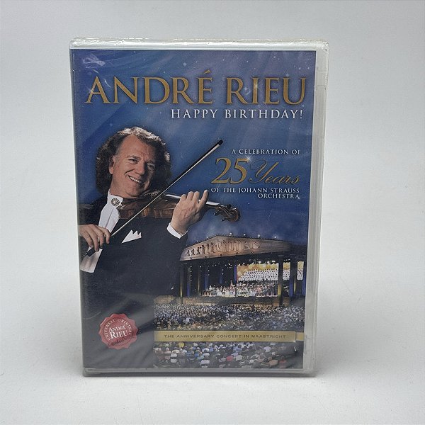 Dvd André Rieu - Happy Birthday - 25 Years