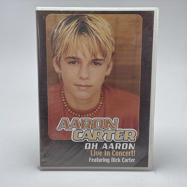 Dvd Aaron Carter - Oh Aaron Live Conc-c/ Nick Backstreet Boy