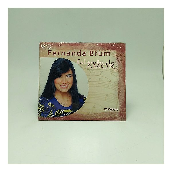 Cd Fernanda Brum - Falando De Amor Digipack
