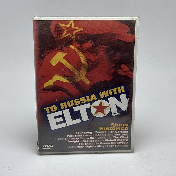 Dvd Elton John - To Russia With Show Histórico
