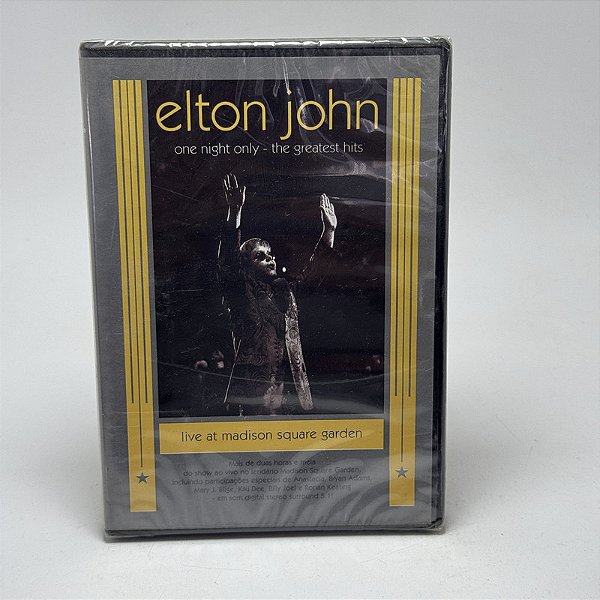 Dvd Elton John - One Night Only - The Greatest Hits