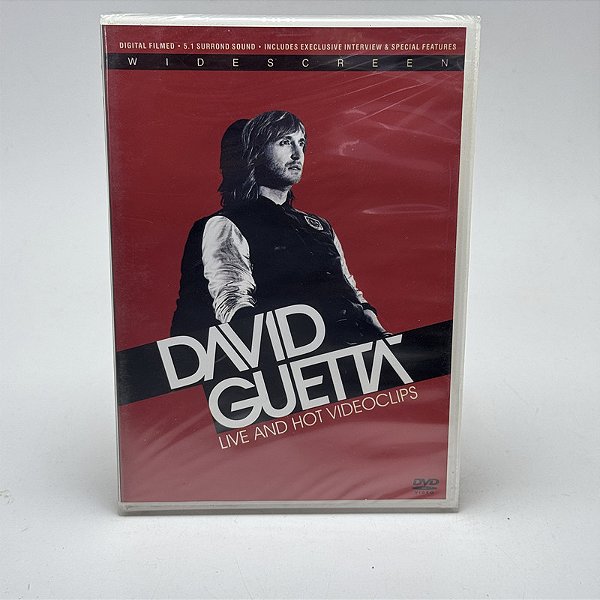 Dvd - David Guetta - Live And Hot Videoclips