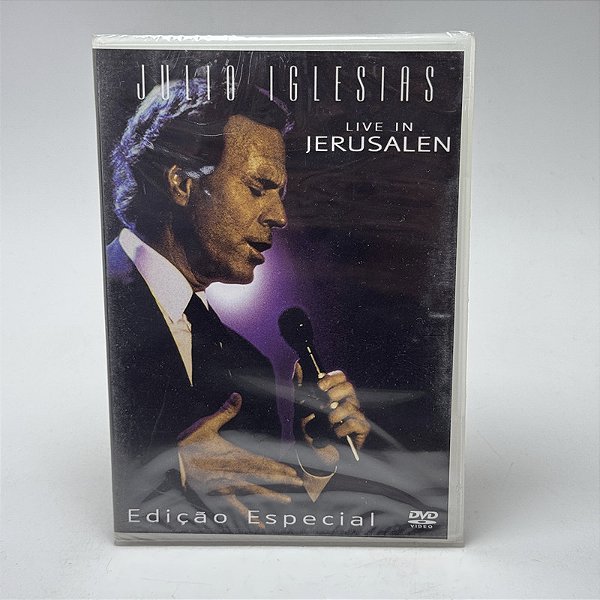 Dvd Julio Iglesias- Live In Jerusalem Edição Especial