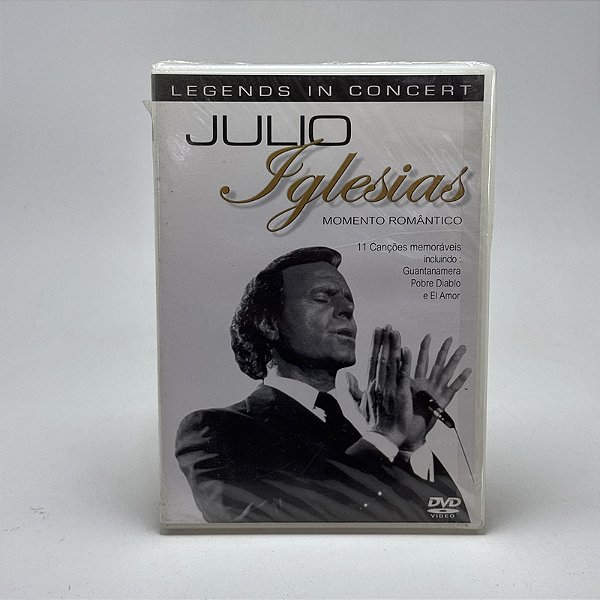 Dvd Julio Iglesias - Momento Romantico Legends In Concert