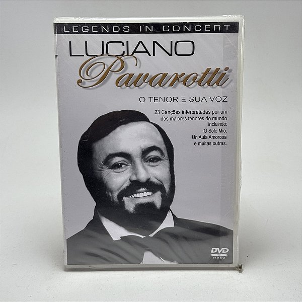 Dvd Luciano Pavarotti - O Tenor E A Sua Voz Legends