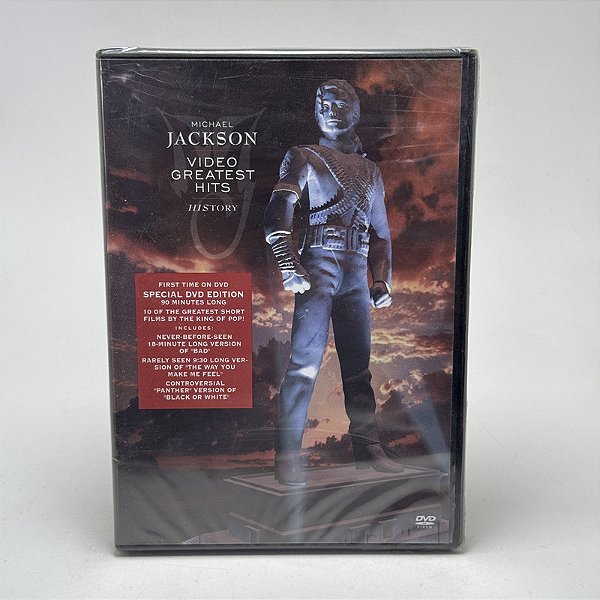 Dvd Michael Jackson - Video Greatest Hits History
