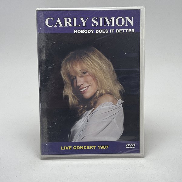 Dvd Carly Simon - Live Concert 1987