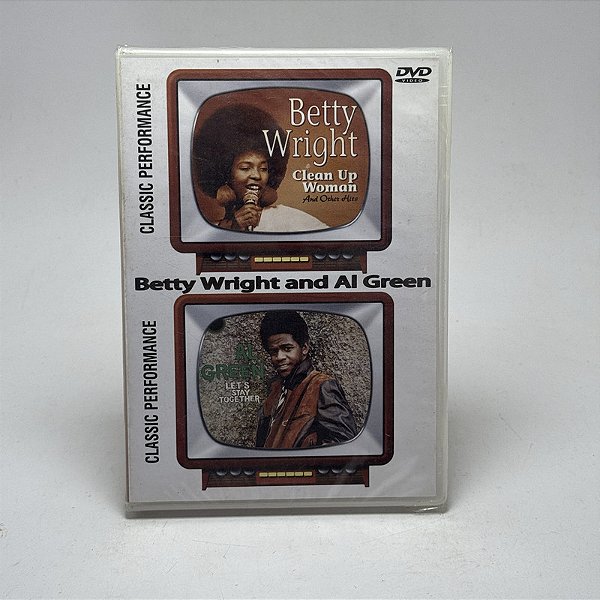 Dvd Betty Wright and Al Green - Classic Perfomance