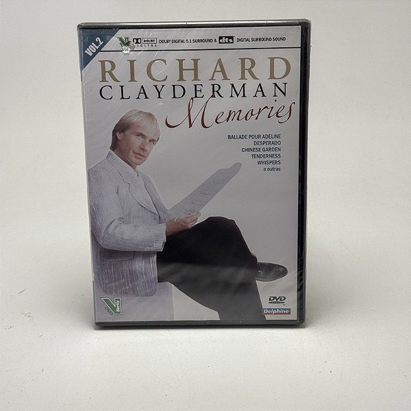 Dvd Richard Clayderman - Memories Vol. 2