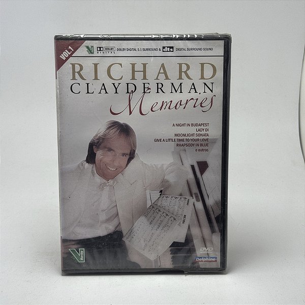 Dvd Richard Clayderman - Memories Vol. 1