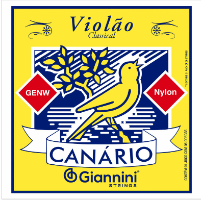 ENCORDOAMENTO VIOLAO NYLON CANARIO SEM BOLINHA GENW CANARIO