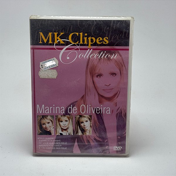 Dvd Marina de Oliveira - MK Clipes Collection