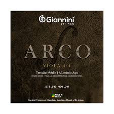 ENCORDOAMENTO PARA VIOLA DE ARCO 4/4 GIANNINI ARCO