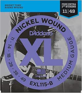 ENCORDOAMENTO PARA GUITARRA 0.11/0.49 MEDIUM GAUGE  DADDARIO