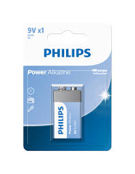 BATERIA 9V PHILIPS POWER ALKALINE