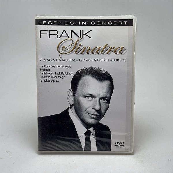 Dvd Frank Sinatra - A Magia da Música Legends in Concert