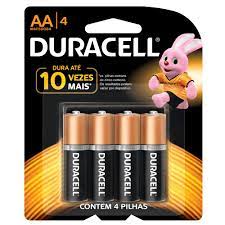 PILHA DURACELL AA4 C/4 UNIDADES