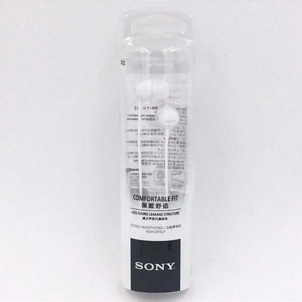 FONE DE OUVIDO SONY MDR-EXL15LP CONFORTABLE FIT