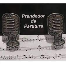 PRENDEDOR DE PARTITURA CLIPETS MICROFONE PAGANINI